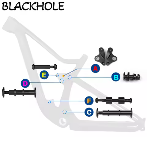 BH-MTB-097 Full Suspension MTB Frame Screw Set 29er Carbon Full Suspension Bike Frame Connecting Scr