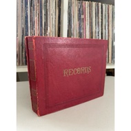 RECORDS - Booklet/Record House/Record Holder with 12pcs 45rpm inside - Vintage Vinyl Records PLAKA