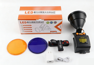 MQQ จัดส่งใน 24 ชม ไฟฉายคาดหัวM19/M77 LED 800W 12000mAh ไฟฉายฉายคาดศีรษะไฟเครื่องบิน D196 ความสว่างส