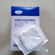 Sterile Gauze Swab 7.5cm x 7.5cm x 12ply (100% cotton)