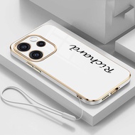 OPPO Reno15 Pro Reno 15F 5G Custom Name Case Glossy Cover Pure Color Plated Mobile Cover