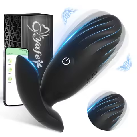 APP Control Anal Plug Vibrator Gay Anal Vibrator Butt Plug Stimulator Masturbation Penetration Butt 