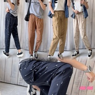 < Mei > Car Line Number Harem Pants (9548) pants women long pants for women wide leg pants