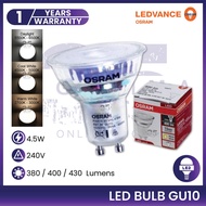 OSRAM GU10 LED Bulb 4.5W GU10 240V LED Bulb Daylight Coolwhite Warmwhite Mentol Lampu