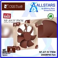 NOCTUA NF-A9 5V PWM, Premium Quiet Fan with USB Power Adaptor, 4-Pin, 5V Version (Warranty 6 Years)