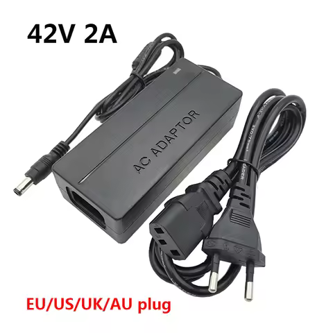 42V 2A Power Supply Source 42 Volt Power Supply EU4.8mm UK AU EU US Plug Switching 42V 2A Adapter 22