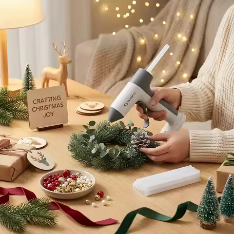 Wireless Hot Glue Gun Quick Preheating Mini Hot Glue Gun With Built-In 2000 mAh Battery 20 Premium G