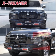 คิ้วล้อ 7 นิ้วมีหมุด OFF ROAD ดำด้าน ดำเงา สเกิร์ตหน้า X-TREAMER  กาบข้างดำด้าน  ALL NEW TRITON 23 2