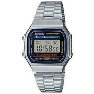 [全新] CASIO卡西歐 復古經典潮流城市新時尚數位銀電子錶(A168WA-1WDF) 生活防水手錶 附保固卡