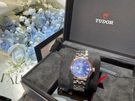 抵買 ！全新現貨帝舵玫瑰系列34mm藍色錶盤機械女表 M35800