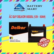 Ắc Quy Delkor 50D20L/R (12V - 50Ah)