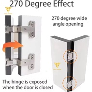 (NEW) 270 degree corner furniture cabinet hinge