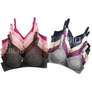 Bra BH BIG Cup JUMBO Wire Free Bra Brukat Full Cup C-D SIZE 36 - 46