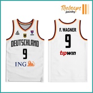❅ ◠ ◮ THL X EuroBasket Germany Fiba Basketball jersey  2022 Full Sublimation Jersey Basketball