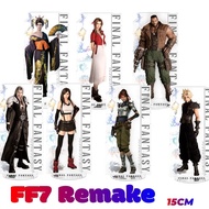 Standee Final Fantasy VII Remake FF7 decorative mica model Cloud Sephiroth Tifa Aerith 15cm tall gre