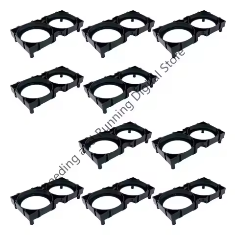 Q39D 10pcs 1x2 ABS Battery Case Organizers for 43184 Cells Holder Bracket Assembly Systems Battery D