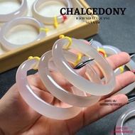 Bach Nguyet Quang Gray Ice Bracelet 5A size 54-60mm svip