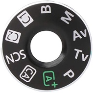 Camera Top Mode Dial Cover Lid Cap Function Mode Dial Signage Interface Cover Button Replacement for Canon EOS 6D