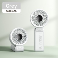 JISULIFE Handheld Fan Life7 Mini Fan Portable Rechargeable 5000mAh Battery Foldable USB Electric Fan