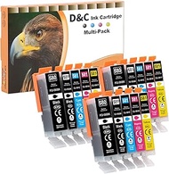 D&C PGI-580 CLI-581XXL Printer Cartridges Compatible with Canon 580 581 XXL Cartridges for Canon Pix