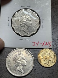 1992年（膽年）女皇頭硬幣一套齊，其他年份沒有發行。