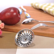 Saringan Afur Bak Cuci Piring PVC Penyaring Kotoran / Penutup Lubang Saluran Air Wastafel / Saringan