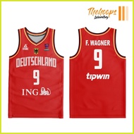 ➩ ➜ ∲ THL X EuroBasket Germany Fiba Basketball jersey  2022 Full Sublimation Jersey Basketball