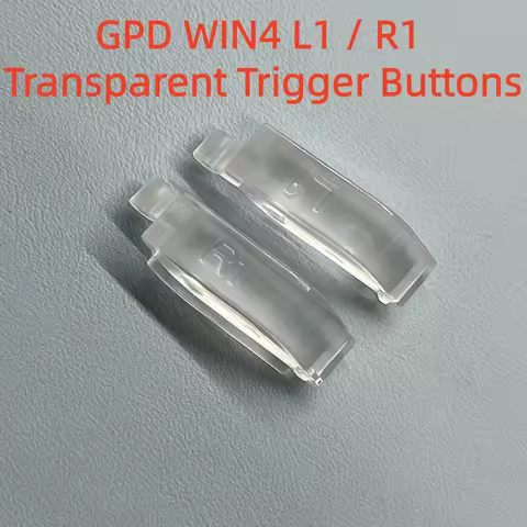 GPD WIN4 L1/R1 Transparent Trigger Buttons: Transparent lighting effects are better. GPD Accessories