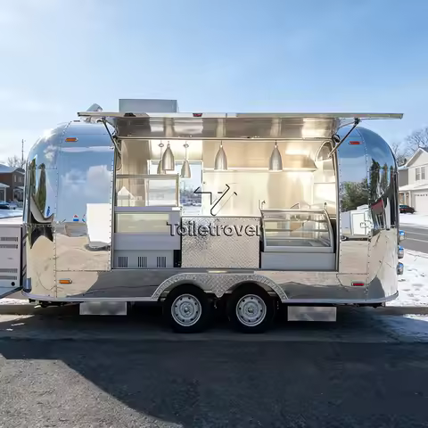 Customizable Design Commercial Bus Food Truck Fast Food Trailers Fully Equipped Outdoor Mobile Food 