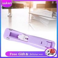 uukendh Clam Clip Dispenser  Strong Clamping Vibrant Compact Paper Traceless for School Document (Lu