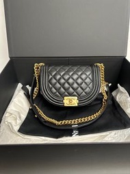 Chanel boy vanity case mini flap