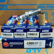 Ngk Iridium Cr8Eix Racing Spark Plugs for Vixion - Suprax 125 - Nmax - Pcx