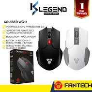 FANTECH (WG11)-FANTECH 2.4 G WIRELESS MOUSE 2400 DPI (WHITE / BLACK/GAMING MOUSE/ WIRELESS )