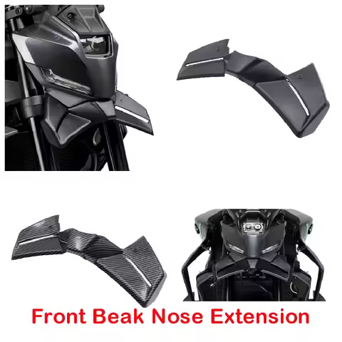 Fits for Yamaha MT09 V4 MT-09 SP ABS 2024-2026 Motorcycle Front Beak Nose Extension Plate Aerodynami