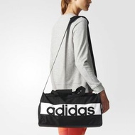 全新專櫃購入愛迪達ADIDAS LINEAR PERFORMANCE DUFFEL BAG裝備袋(黑)(S)