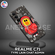 AC55-Case REALME C71-Girl's Motif-Softcase REALME C71-Casing REALME C71-Silicone REALME C71