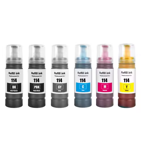 epson 114 ink E-114 Compatible inks for Ecotank ET-8500/ET-8550