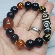 Bracelet bracelet Dzi bracelet Six Eye Dzi bracelet (11.5mm)