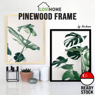 SG Pine Wood Picture Frame — Wall Decoration Photo Frames Poster Art Painting Home Decor 6R 8R A3 A4