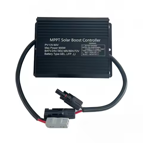 MPPT Boost Solar Electric Vehicle Charging Controller 18V Charging 24V 48V60V72V900W Boost RV Golf C