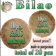 Bilao bundle 10pcs size 14 makapal + 10pcs size 16 makapal(now in low price)