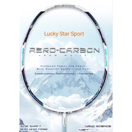 Felet Aero Carbon badminton racket ,Snow white(White purple)