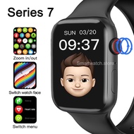 SmartWatch Series 7 Custom Bluetooth Waterproof Smart Watch women Jam tangan wanita jam lelaki