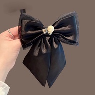 Kẹp Tóc Ren Satin Mới Có Nơ Bướm Kẹp Tóc Nữ Kẹp Tóc Mềm Mại Kẹp Tóc Đuôi Ngựa Kẹp Tóc Xoắn Xích Sau