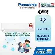 PANASONIC SAVE 4.0 RM200 REBATE Air Conditioner 2.5HP CS-PU24XKH-1 R32 Standard Inverter Aircond CS/CU-PU24XKH