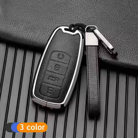 Key Case Cover for Chery Tiggo 8 PRO 7 PRO MAX OMODA C5 JAECOO Leather Remote Fob Holder Car Accesso