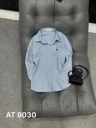 Áo sơ mi sọc dài tay bigsize 55kg-90kg vải linen sọc xịn dày dặn đi chơi đi học AT9030 thời trang 2K