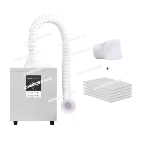 Soldering Fume Extractor FES150W DTF Smoke Absorber Purifier HEPA for Laser Engraving,Nail Salon,3D 