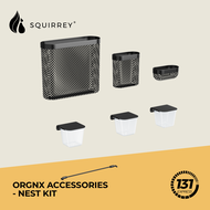 Squirrey Orgnx Modular Desk Pegboard Organizer - Solo/Duo Clamp Mount DIY Storage Modern Style