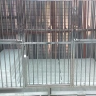 kandang anjing besar xxl stainless steel